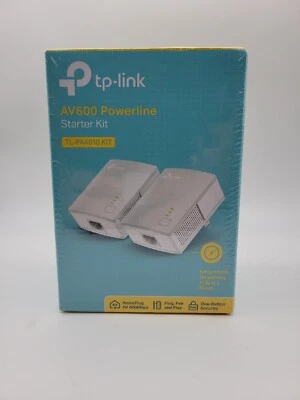 TP-Link TL-PA4010 KIT AV600 Adattatore Ethernet Bianco 600Mbps Powerline Starter Kit - Immagine 1 di 4