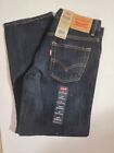 Levi's 505 Husky Blue Jean For Boys Adjustable Waist Sz 10(30X26)  - Nwt $44