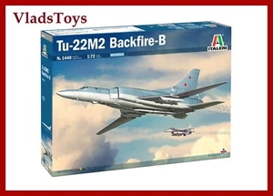 Italeri Plastic Model kit 1/72 Tu-22M2 Backfire-B strategic bomber 1440 - Picture 1 of 8