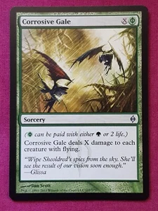 Magic The Gathering NUEVO PHYREXIA CORROSIVE GALE tarjeta verde Magic The Gathering Magic The Gathering - Imagen 1 de 2