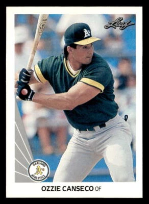 Ozzie Canseco 1990 Leaf Inc.  Card #516 Oakland Athletics - Image 1 of 2
