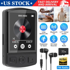 MP4/MP3 Player Support 128GB Bluetooth Sport Lossless Music FM Radio Recorder US - Picture 1 of 15