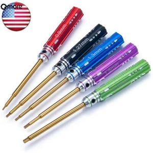 FLYXM 5pcs 0.9/1.27/1.3/1.5/2.0mm Screwdriver Repair Tool for RC Model Truck Car - Picture 1 of 7