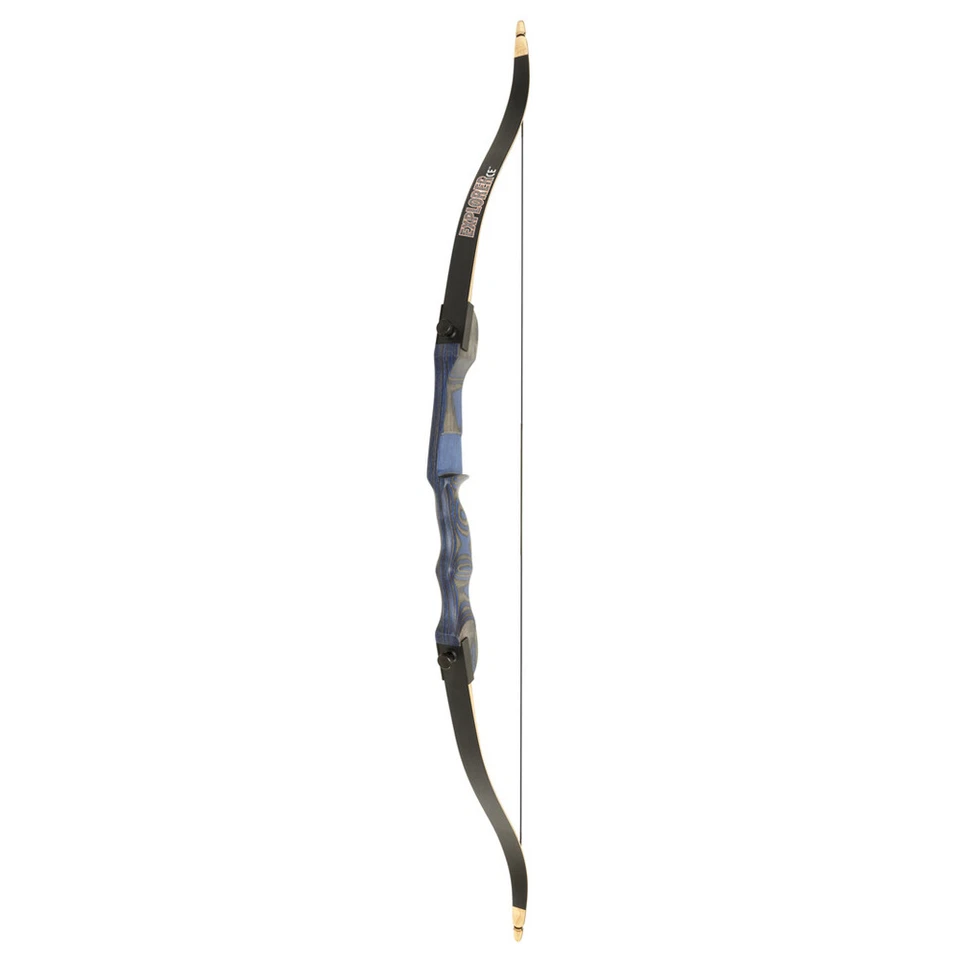 October Mountain OMP2145415 Explorer Ce Recurve Bow Blue 54 In. 15 Lbs. Lh - Image 1 of 1