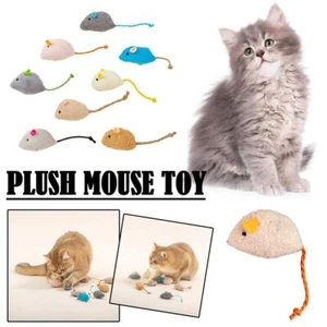 Funny Creative Clockwork Plush Mouse Fake Mouse Cat Play Toys - Picture 1 of 26