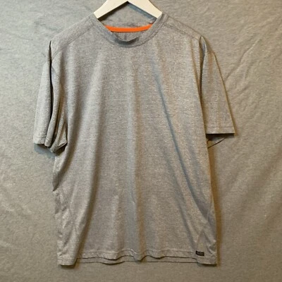 Camiseta Smiths Para Hombres Fácil Ajuste Manga Corta Gris Jaspeado Refuerzo Henley L Foto 1 de 4