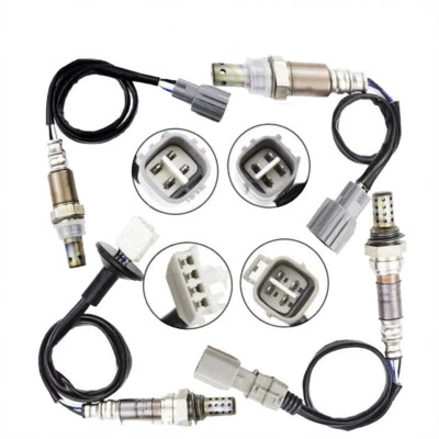 Sensor de oxígeno O2 4 piezas para Toyota Sienna V6 2007 2008 2009 2010 3,5 L superior + inferior Foto 1 de 4