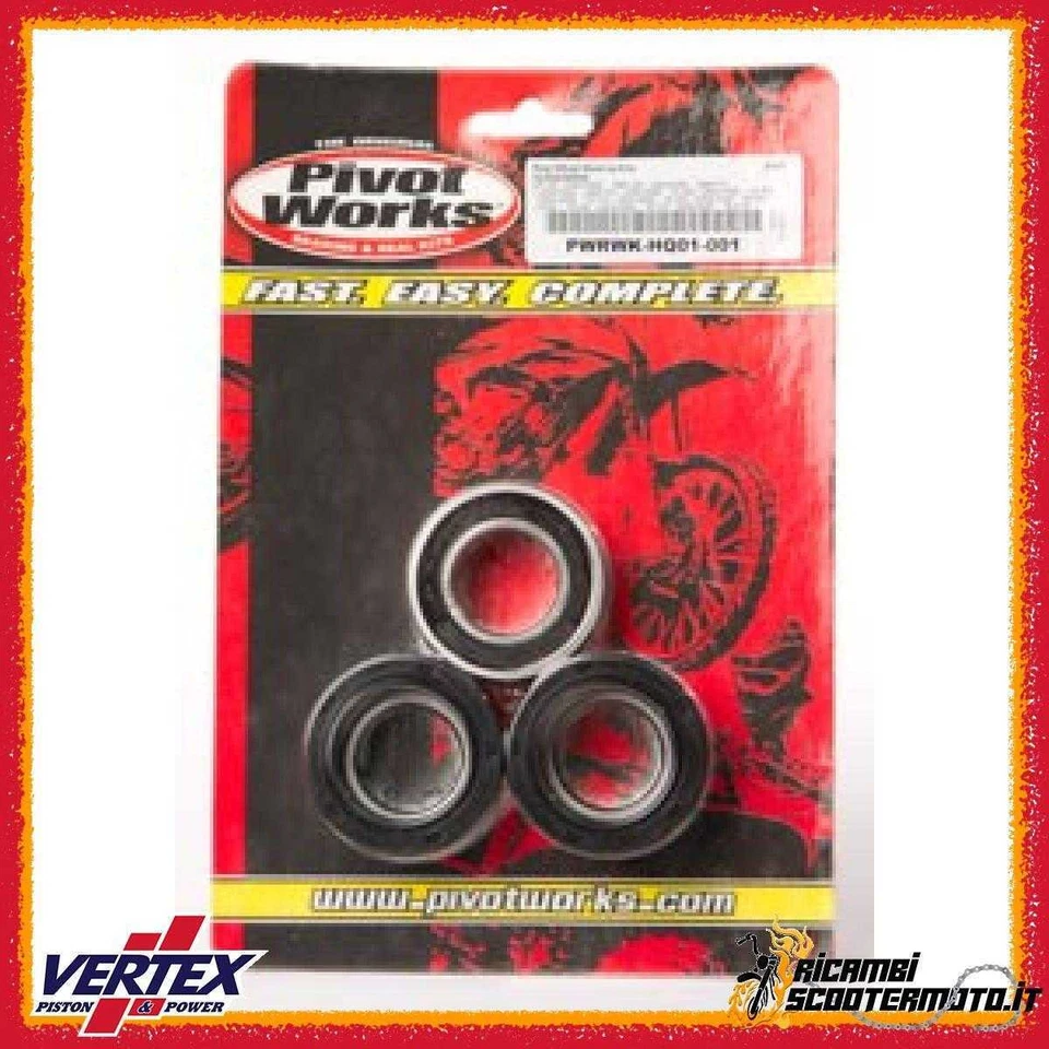Kit cojinete de rueda trasero sellos Husqvarna Txc 510 2008-2013 PWRKKHQ01001#12 Foto 1 de 1