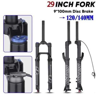 Forcella sospensione pneumatica mtb 29 pollici regolazione rimbalzo ammortizzatore aria forcella anteriore - Immagine 1 di 4