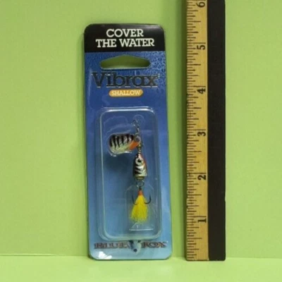 Señuelo de pesca - Blue Fox VIBRAX poco profundo 7/64 oz giratorio Foto 1 de 2