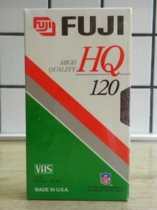 Fuji Film HQ120 VHS High Quality Tape, Up to 6 Hour Made in USA - OPEN-UNSEALED! - Bild 1 von 10