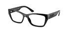 NEW Prada 11YVF Eyeglasses 1AB1O1 Black 100% AUTHENTIC