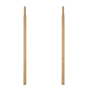 60" Hardwood Wheelbarrow Handle Garden Tool Universal Replacement (Pack of 2) - Picture 1 of 11