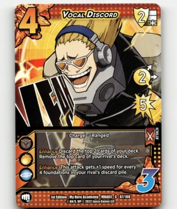 UniVersus Vocal Discord My Hero Academia: Heroes Clash 1st Edition C - Bild 1 von 1
