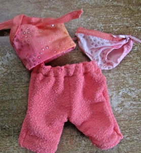 2 Pc Swimsuit Set made to fit 14.5" Wellie Wishers Dolls 6+ - Picture 1 of 2