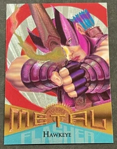 1995 MARVEL METAL HAWKEYE LIMITED EDITION INSERT #22 NRMT - MINT RANGE - Bild 1 von 2