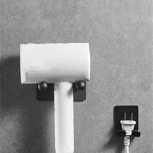 1set Hair Dryer Holder Wall Mount Bracket Stand For Hanger Storage - Picture 1 of 3