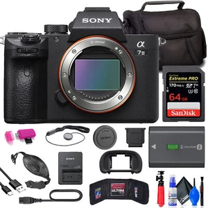 Sony a7 III Mirrorless Camera + 64GB Card + Bag + Card Reader + Tripod + More - Picture 1 of 8