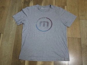 Travis Mathew Men's Gray Short Sleeve Cotton T-Shirt Sz L - Picture 1 of 7