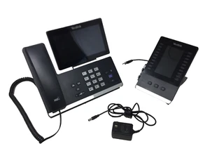 Yealink MP58-WH-Teams IP Phone + Expansion Module EXP50 Bluetooth Desktop Bundle - Picture 1 of 8
