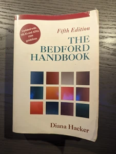 The Bedford Handbook Fifth Edition by Diana Hacker - Picture 1 of 3