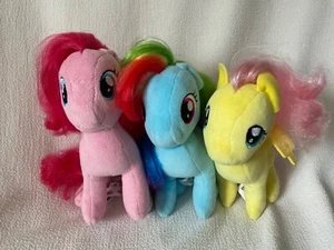 My Little Pony plush pink blue rainbow yellow 2017 - Picture 1 of 7