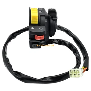 Left Handlebar Switch Start/Stop Headlight for Suzuki Kingquad 400 LTA400 LTF400 - Bild 1 von 7