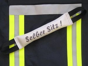 Beißwurst / Hundespielzeug / Dummy aus Feuerwehrschlauch "Selber Sitz !" - Bild 1 von 1