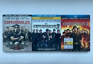 The Expendables Trilogy (Blu-ray DVD Digital 2010-2014) 4-Disc Set OOP Slipcover - Picture 1 of 19