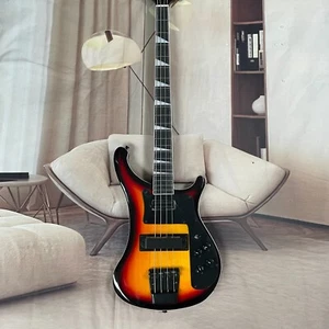 Nuevo Tobacco Bajo Guitarra Eléctrica Bajo Pastilla Personalizada Negro Hardware Envío Gratis - Imagen 1 de 15