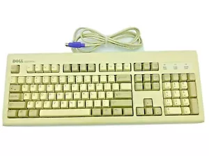 Vtg Dell SK-8000 QuietKey PS/2 Wired Computer Keyboard - Picture 1 of 11