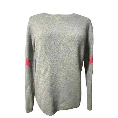 Hush Star Print Merino Wool Crew Neck Sweater  - Image 1 of 4