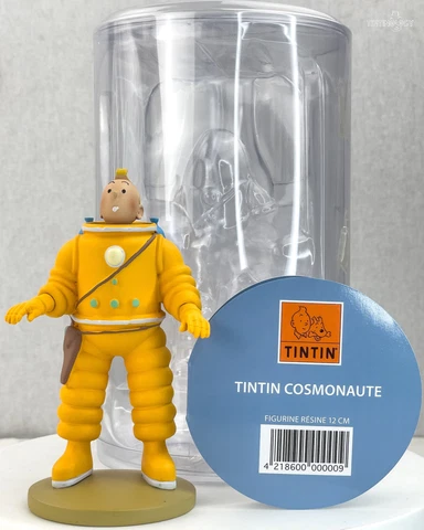 Tintin Figurine Moulinsart 42186: Tintin in Spacesuit Explorers Moon 12cm Model Cover