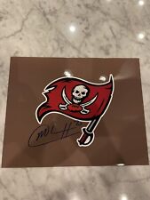 Mark Barron Signed 8 By 10 Photo Glossy Logo Autograph Tampa Bay Buccaneers