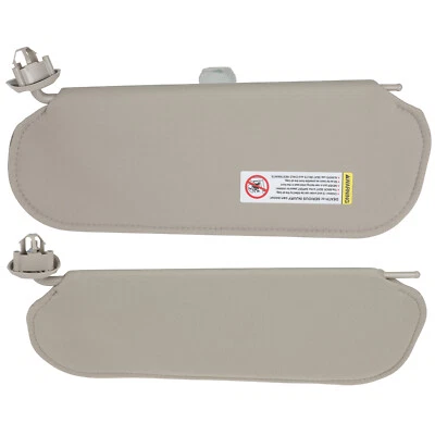 Pair Left & Right Tan Sun Visor For Chevy GMC Express Savana 2019-2003 Foto 1 de 4