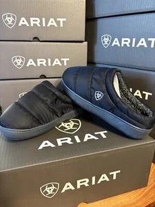 Ariat Slippers Mens Crius Clog Black Slip On Shoes Lined Mule Outdoor Size 12 M - Picture 1 of 6