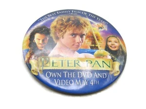 DVD y video botón promocional de película Peter Pan - Imagen 1 de 4