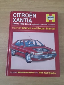 CITROEN XANTIA HAYNES MANUAL PETROL & DIESEL MODELS 1993 - 1995 - Picture 1 of 5