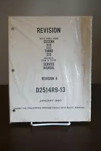 Cessna 310 and Turbo 310 Service Manual Revision 9 - January 1980 - Picture 1 of 3
