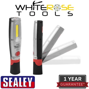 Sealey LED Twist wiederaufladbare Inspektionsleuchte 16 W COB & 1 W SMD - Bild 1 von 12