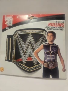 WWE Seth Rollins Shirt with Attached Championship Belt One Size New - Picture 1 of 3