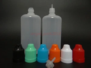 Venta al por mayor Cuentagotas de plástico de 100 ml botella exprimible líquido a prueba de niños seguro LDPE - Imagen 1 de 3