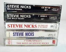 STEVIE NICKS - (5) Cassette Tape Lot - Bella Donna Wild Heart Rock A Little Etc