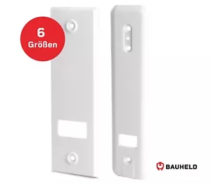 BAUHELD® Rolladengurt Abdeckung Gurtwickler Blende Unterputz Abdeckplatte Weiß 6 - Bild 1 von 22