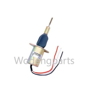 24V Fuel Stop Solenoid 1821020C91 for Perkins 1300 Series 3000 Working HRS - Picture 1 of 2