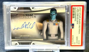 Lars Mikkelsen as Thrawn 2021 Topps Star Wars Masterworks Autograph PSA 10 GEM - Bild 1 von 2