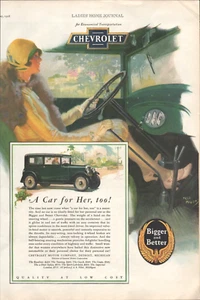 1927 CHEVROLET COUPE SEDAN vintage automobile magazine advertisement FRED MIZEN - Picture 1 of 1