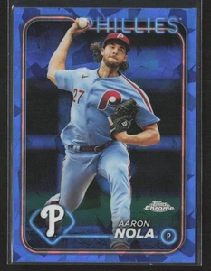 Aaron Nola 2024 Topps Edición Cromo Zafiro #463 Philadelphia Phillies - Imagen 1 de 2