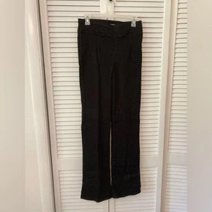 Voyageur by Mersea Nomad Black Organic Cotton Pull On Boot-Cut Pants Large NWT - Picture 1 of 7