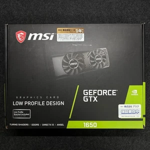 MSI GeForce GTX 1650 4GB GDDR5 PCI 3.0 Low Profile Grafikkarte - Bild 1 von 12